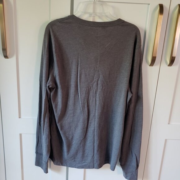 J. Crew Henley Womens S Gray Long Sleeve - Picture 3 of 7